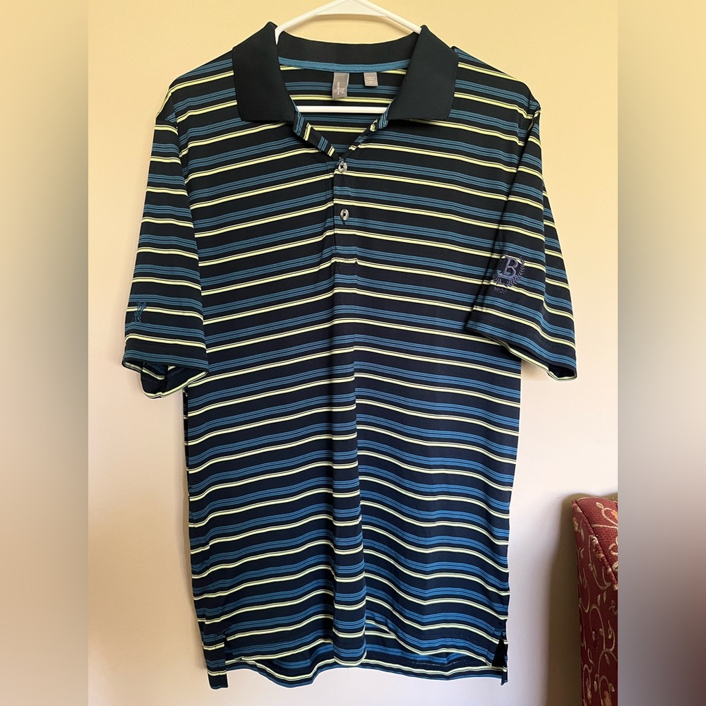 Striped Men's Ashworth Polo Shirt